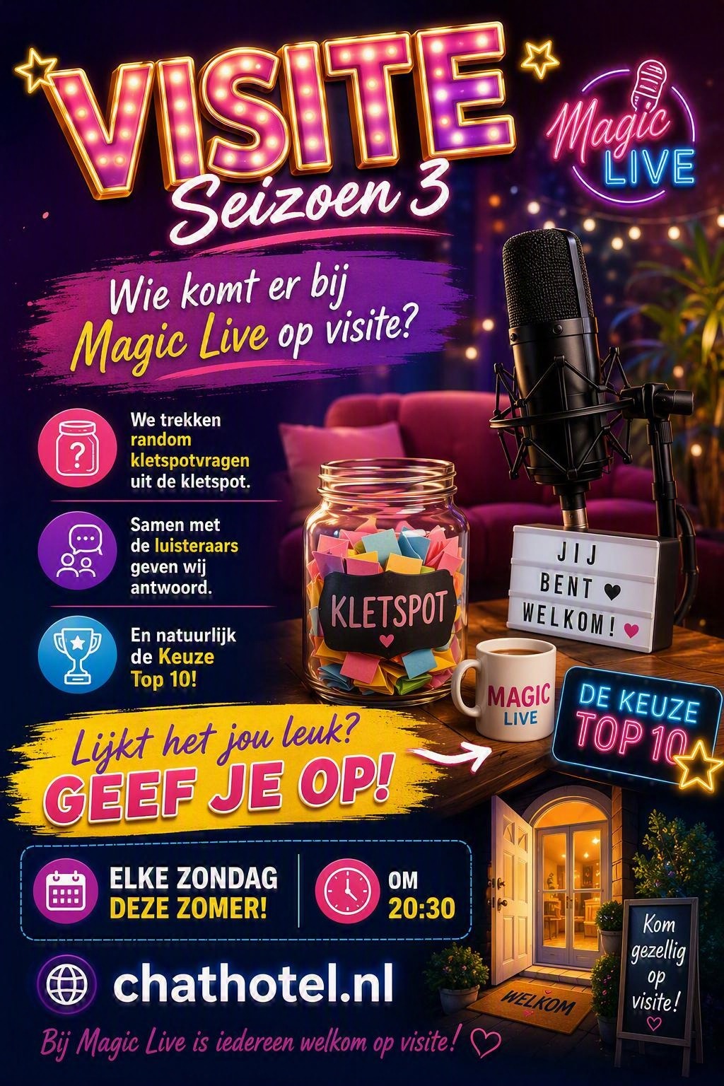 Visite Seizoen 3 met DJ MAGIC